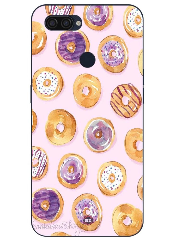 Protective Printed Mobile Cover Delicious Donuts Design For Oppo A12 2020