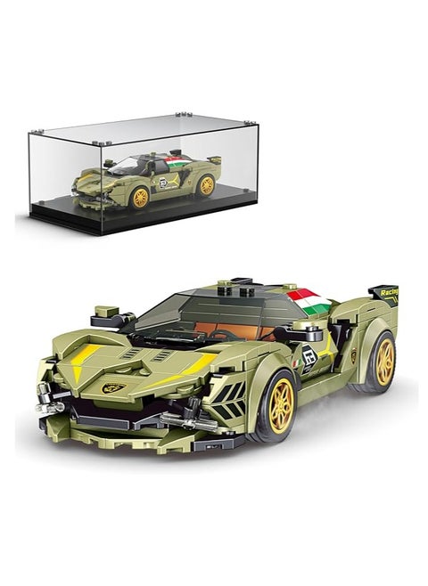 27003 Speed ​​Champoin Veneno Supercar Building Kit,toys-and-games/building-toys,, Toy Car Building Blocks, Speed ​​Racing Building Blocks, building blocks for kids 8+ (333 Pieces)