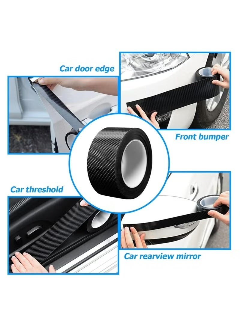 Anti-Scratch Anti-Collision Car Door Edge Guard Adhesive Strip Black Matte Bumper Door Scuff Plate Protectors For All Car Models Easy To Install Wear Resistant - Image 5