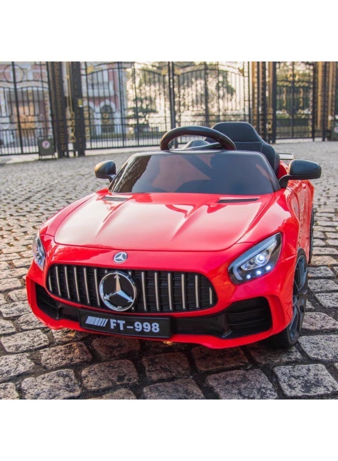 Mercedes-Benz AMG GT Style 12V Kids Electric Ride-On Car, Red - Model FT-998