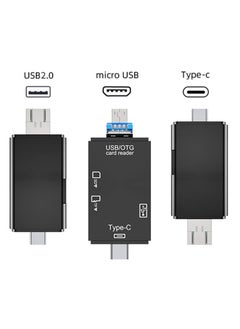 joyzzz SD Card Reader, 6-in-1 USB C/Micro/USB Memory Reader Camera Viewer, USB 3.0 SD Card Reader Adapter Used for SD-3C SD Micro SD TF SDXC SDHC MMC RS-MMC Micro SDXC Micro SDHC UHS-I  - Image 2