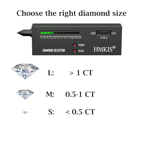 HMKIS Diamond Tester, Jewelry Diamond Tester, Thermal Conductivity Meter, Can't Test Metal,Must be Operated with Both Hands - Image 2