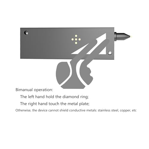 HMKIS Diamond Tester, Jewelry Diamond Tester, Thermal Conductivity Meter, Can't Test Metal,Must be Operated with Both Hands - Image 5