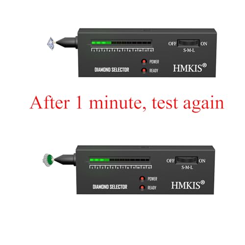 HMKIS Diamond Tester, Jewelry Diamond Tester, Thermal Conductivity Meter, Can't Test Metal,Must be Operated with Both Hands - Image 4