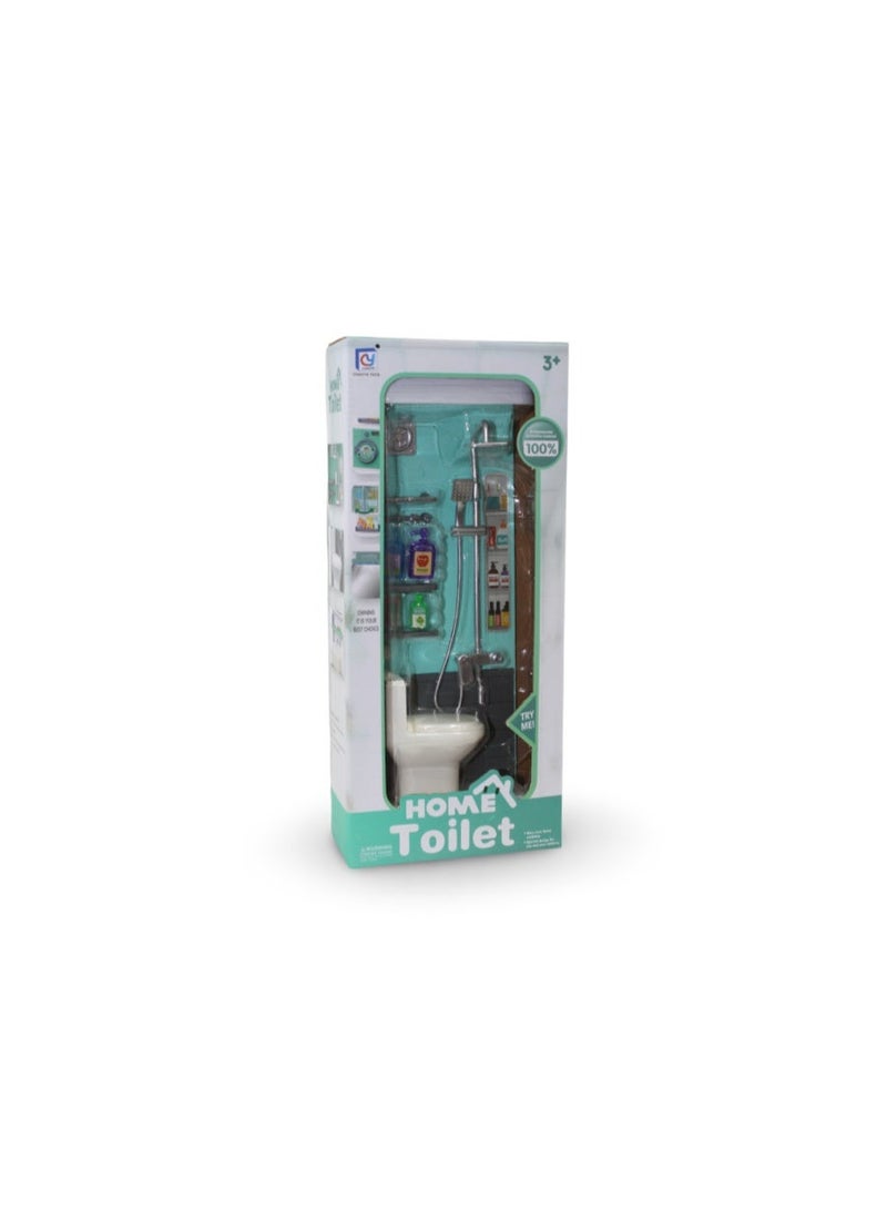 Chaoye Toys Home Toilet 4-in-1 Bathroom Playset - Image 1