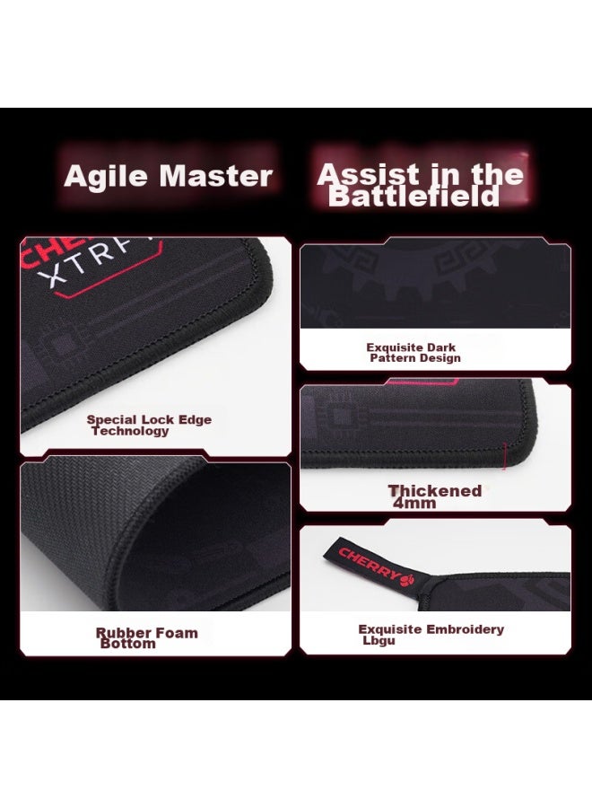 Cherry Jingshizhizuo Computer Desk Mouse Pad Medium Size, Keyboard Pad, Gaming Mouse Pad, High-density Fiber Smooth Mouse Pad - Image 2