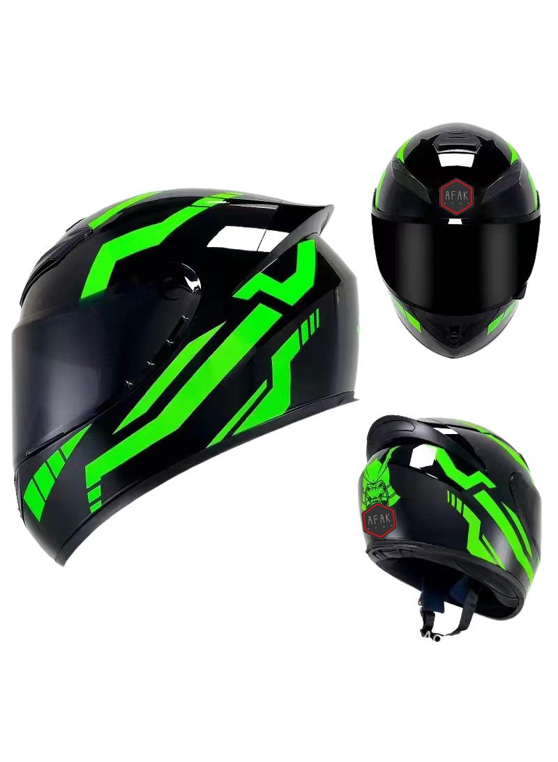 general Full Face Motorbike Helmet Motorcycle Adult Rider Biker Sports Crash Helmet - Image 1