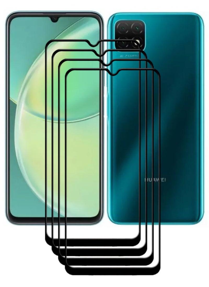 ACLIX 4 Pieces Antistatic ESD Dustproof Premium Quality High Definition Tempered Glass Screen Protector Designed For Huawei nova Y60 - Image 1