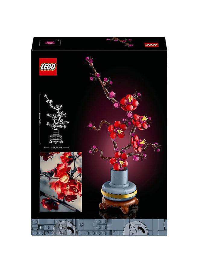 LEGO - Botanicals Plum Blossom Set For Adults - Artificial Flowers for Indoor incl. a Buildable Flowerpot - Home Office Decor Display Piece - Botanical Collection Gift for Women and Men - 10369 (327 pieces) - Image 1
