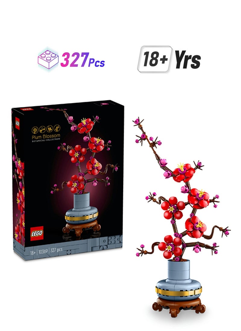 LEGO Botanicals Plum Blossom Flower Decor Display Set 10369 (327) Pieces  - Image 1