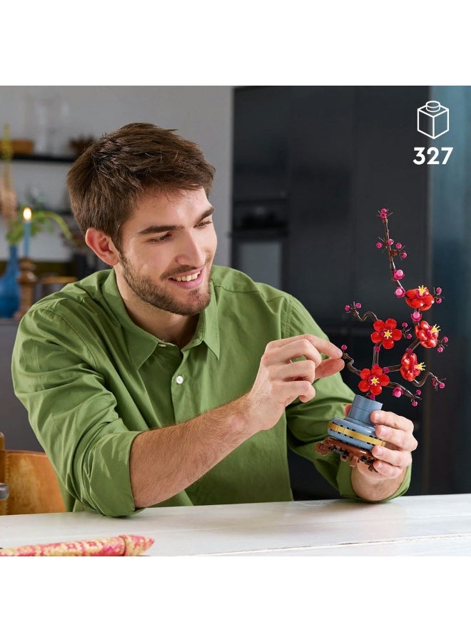 LEGO Botanicals Plum Blossom Flower Decor Display Set 10369 (327) Pieces - Image 3