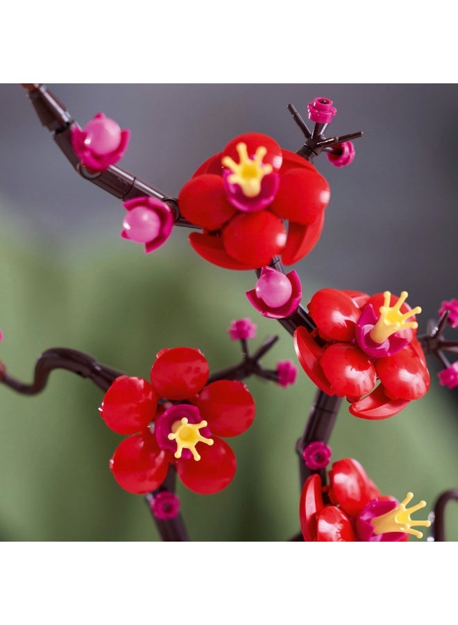 LEGO Botanicals Plum Blossom Flower Decor Display Set 10369 (327) Pieces - Image 5