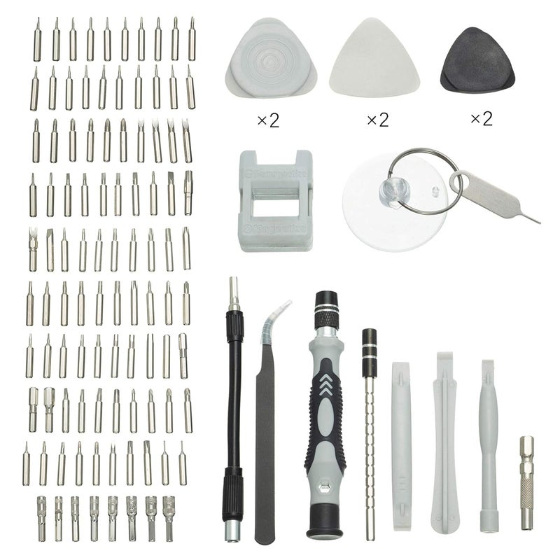 HPMAISON 115 in 1 Precision Screwdriver Set Magnetic Mini Screwdriver Set DIY Hand Work Repair Tools Kit for iPhone Laptop PC Watch Glasses and Other Electronics Small Screwdriver Kit with Case - Image 3