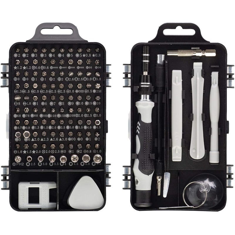 HPMAISON 115 in 1 Precision Screwdriver Set Magnetic Mini Screwdriver Set DIY Hand Work Repair Tools Kit for iPhone Laptop PC Watch Glasses and Other Electronics Small Screwdriver Kit with Case - Image 1