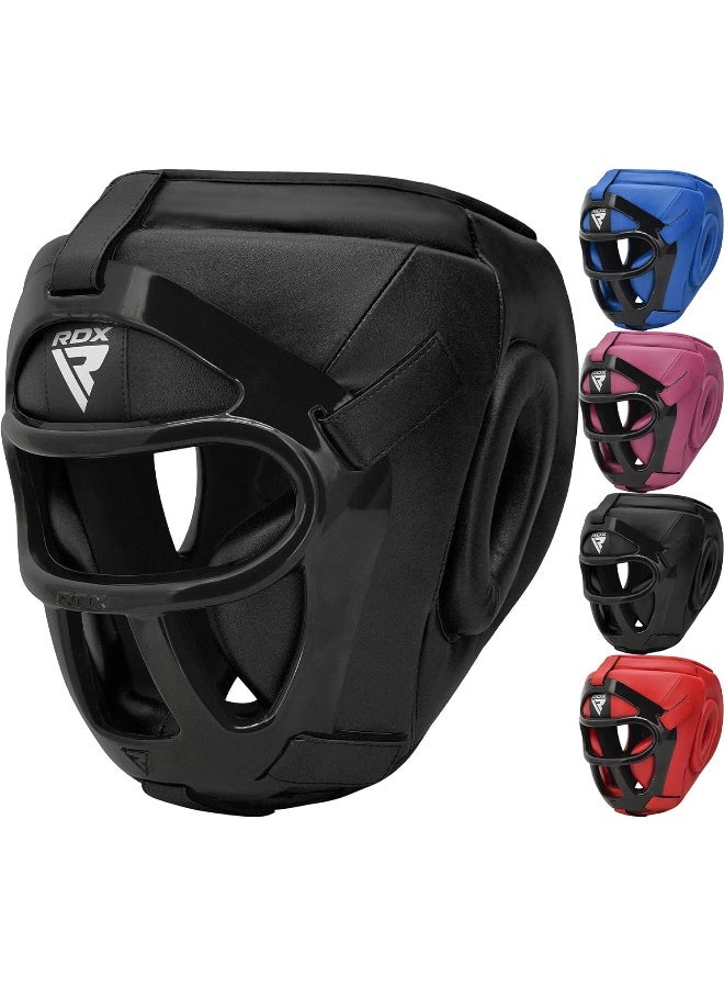 RDX Pro Head Guard Boxing MMA Muay Thai, Removable Face Grill, Headgear Sparring Grappling Martial Arts, Full Face Protection, Kickboxing Taekwondo Karate BJJ Training Helmet, Ear Nose Mouth Protector - Image 1