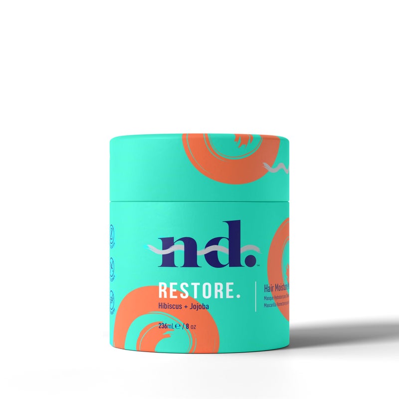 Naturally Drenched Restore Moisture Masque, For Deep Conditioning Dry, Damaged or Color Treated Hair | Moisturizes Straight, Wavy and Curly Hair | Vegan, Phalate & Paraben-Free | 8.5 Ounces - Image 1