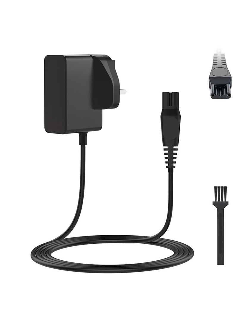 15V Charger Fit for Philips Shaver Norelco HQ8505 UK Series 3000 5000 7000 9000 2000 MG5950 MG7750 Phillips Electric Shaver Razor Multigroom Beard Trimmer Charging Power Cord