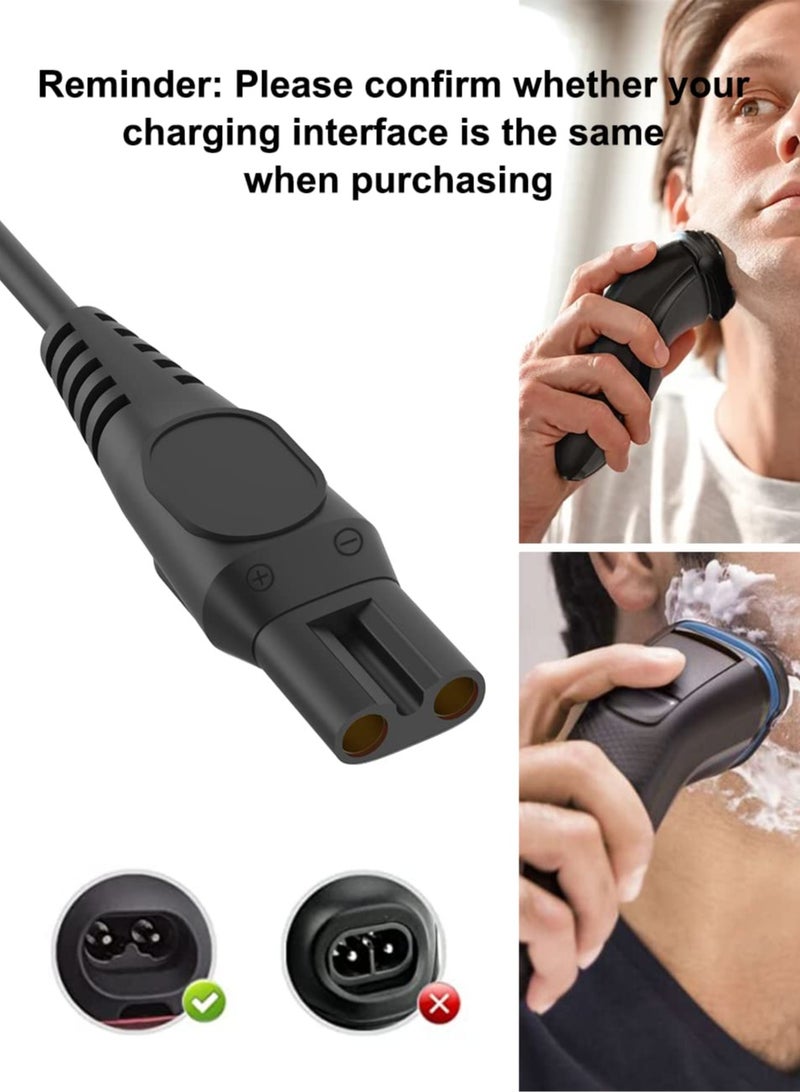 15V Charger Fit for Philips Shaver Norelco HQ8505 UK Series 3000 5000 7000 9000 2000 MG5950 MG7750 Phillips Electric Shaver Razor Multigroom Beard Trimmer Charging Power Cord