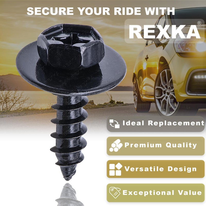 Rexka غطاء واقي من الصدمات 20 قطعة براغي متوافقة مع تويوتا ليكزس 90159-60477 - Image 4
