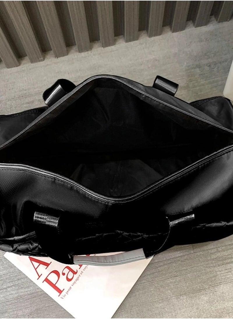 شيانغ مي حقيبة سفر مبطنة كبيرة السعة، حقيبة سفر، حقيبة أمتعة، حقيبة ليلية، حقيبة يد، حقيبة رياضية للعمل، لوازم مدرسية، أدوات مدرسية للعودة إلى المدرسة للطلاب، حقيبة يد، حقيبة نهاية الأسبوع، حقائب يد للعطلات الخارجية، للعمل، إجازة، مستشفى للرجال والنساء، حقيبة سفر للجنسين، منقوشة (شحن عشوائي)  - Image 4
