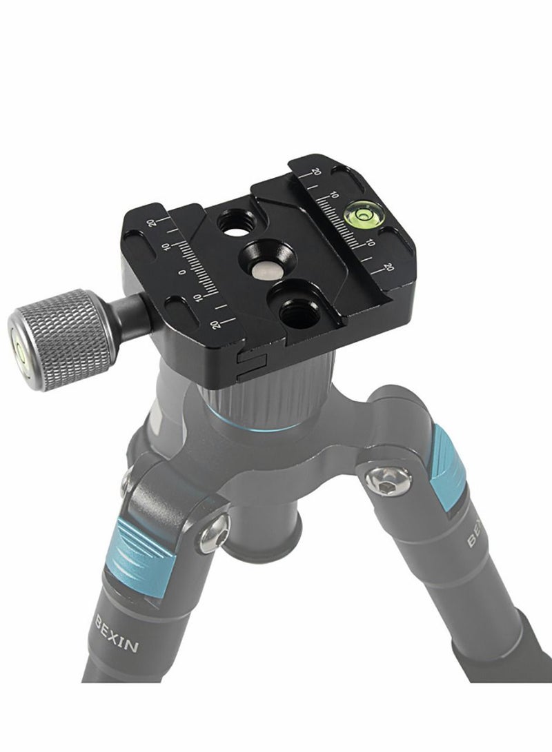 KASTWAVE 50mm Quick Release Clamp with Arca Swiss Style for Tripod Ballhead Aluminium Universal Quick-Change Seat, Monopod Head, Plate - Image 4