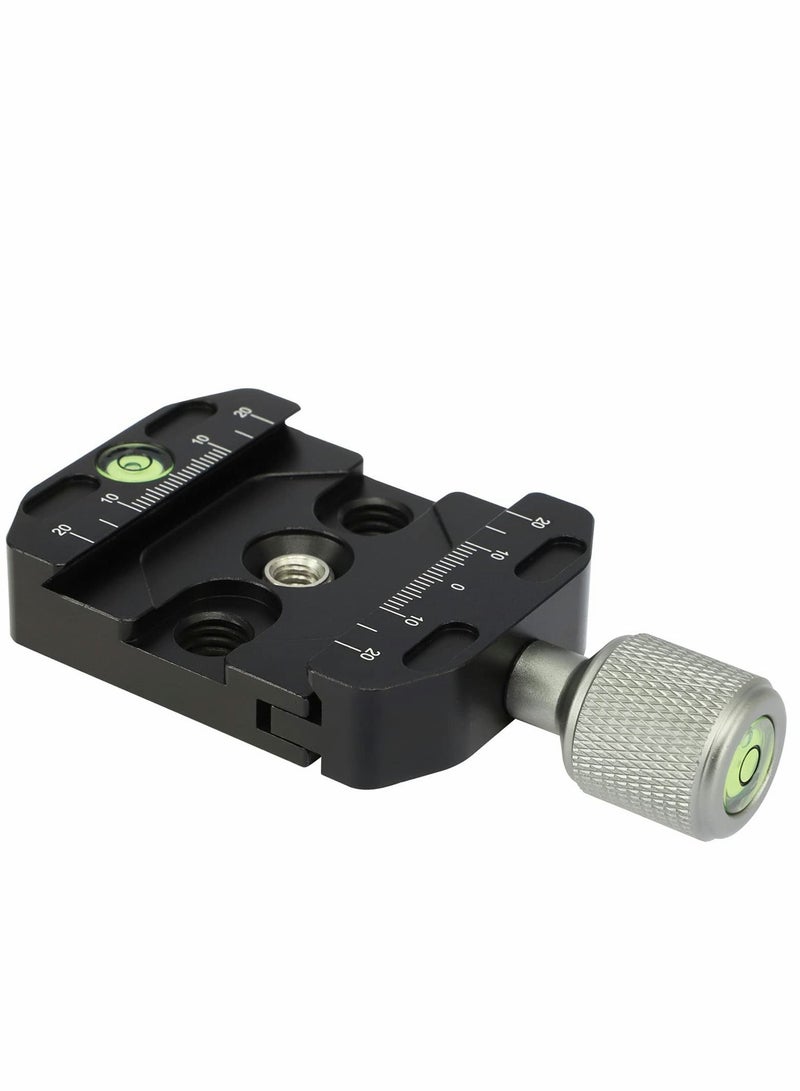 KASTWAVE 50mm Quick Release Clamp with Arca Swiss Style for Tripod Ballhead Aluminium Universal Quick-Change Seat, Monopod Head, Plate - Image 1