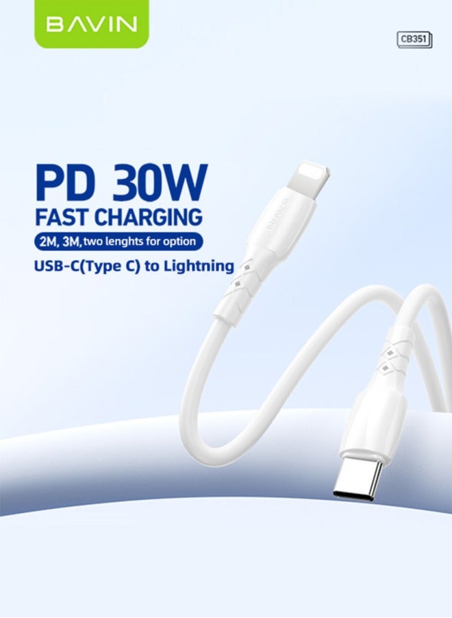 Bavin BAVIN iPhone Charger Cable 2M 3M USB C to Lightning Cable