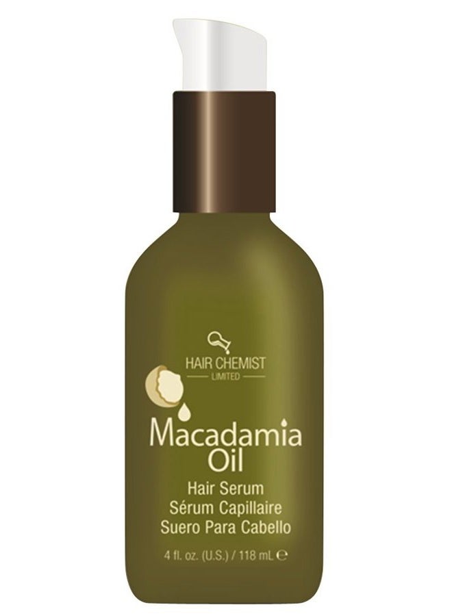 Hair Chemist Macadamia Oil Hair Serum, 4 Ounce - Image 1