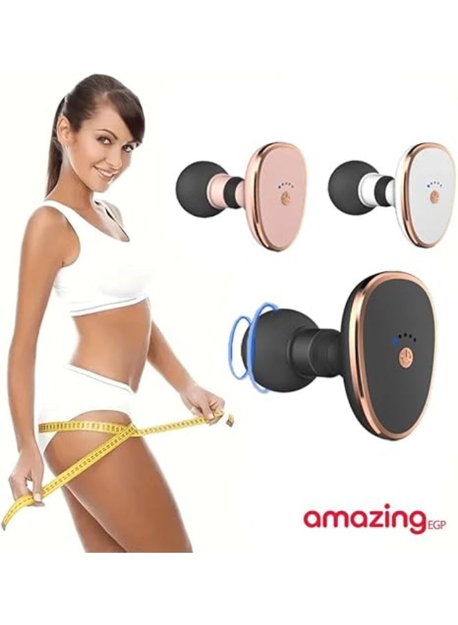 أمازينج. إي جي بي ذا باك | جهاز تحفيز عضلي محمول، أسود، مصنوع من السيليكون الطبي، 6 أوضاع اهتزاز، قابل لإعادة الشحن عبر منفذ USB-C، جهاز استعادة كامل للجسم، 13×8×8 سم - Image 3