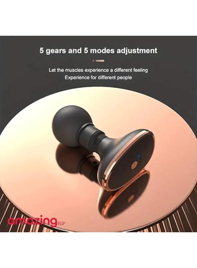 أمازينج. إي جي بي ذا باك | جهاز تحفيز عضلي محمول، أسود، مصنوع من السيليكون الطبي، 6 أوضاع اهتزاز، قابل لإعادة الشحن عبر منفذ USB-C، جهاز استعادة كامل للجسم، 13×8×8 سم - Image 4
