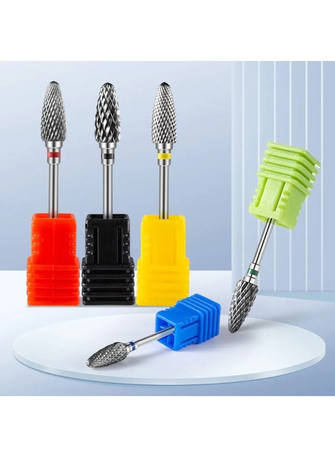 رؤوس مثقاب أظافر احترافية من الكربيد التنجستين أفضل أداة لفن الأظافر - Image 3