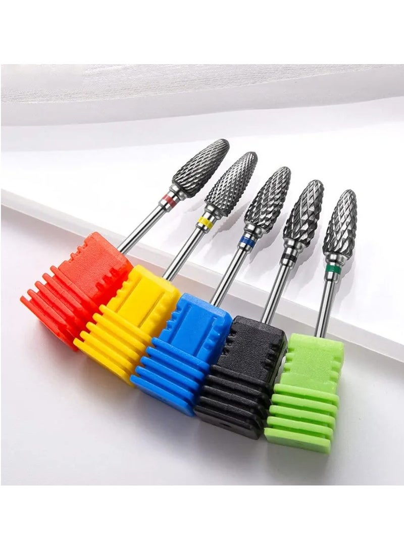 رؤوس مثقاب أظافر احترافية من الكربيد التنجستين أفضل أداة لفن الأظافر - Image 1