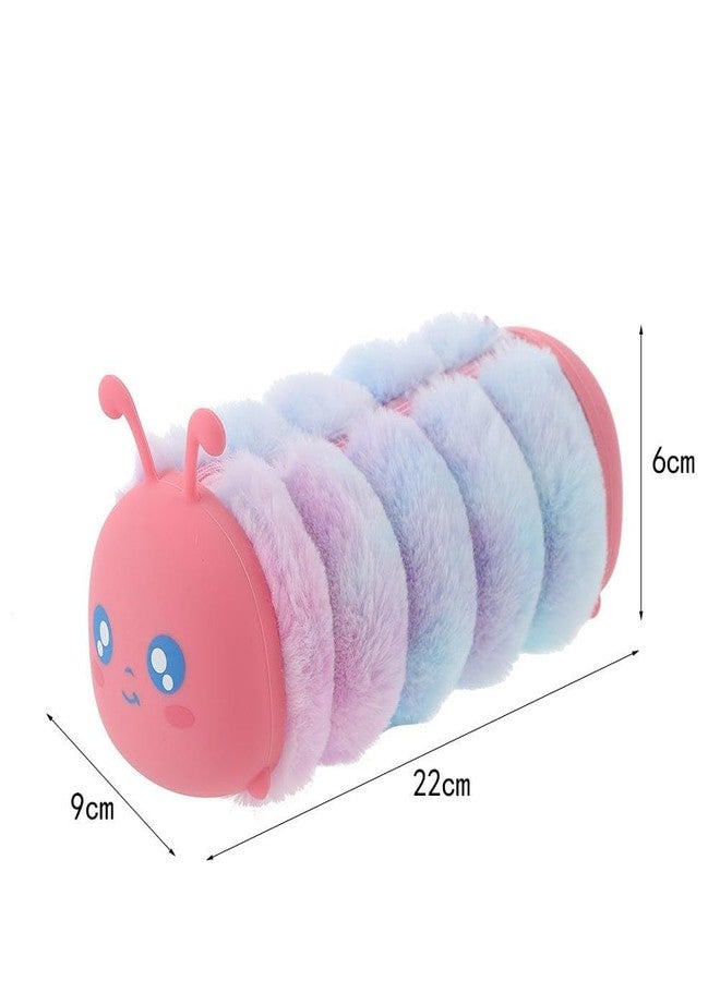 SHUDAUSHI® Animal Theme Fur Pencil Pouch for School, School Stationery Pouch Cosmetic oragnizer Cute Travel case for Girls Large Capacity Return Gift Fur Cotton Pencil Case for Girls - Image 5