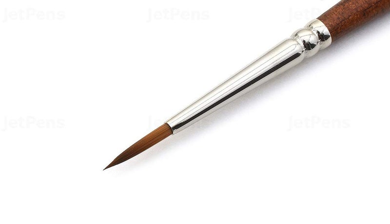 Sennelier Raphael Precision Watercolour Round Brush No.0 |Ideal for Watercolor Paper, Mixed Media Pads, or Boards with Watercolors, Gouache, Inks, and Watercolor Pencils. - Image 2