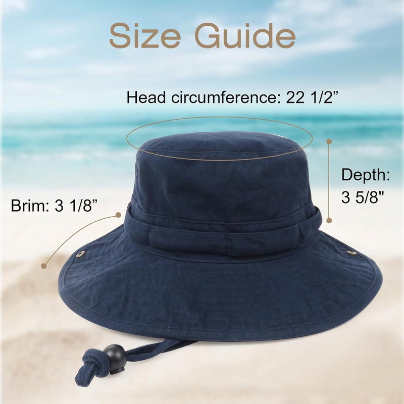 Phaiy Bucket Hat Wide Brim UV Protection Sun Hat Boonie Hats Fishing Hiking Safari Outdoor Hats for Men and Women - Image 5