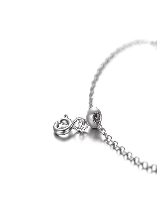 LONAGO 1pc 925 Sterling Silver 1.5mm Necklace Extender Chain 4inch Bracelet Anklet Single Bead Extension Adjustable Length (1pc-18k white-gold-plated-silver) - Image 3
