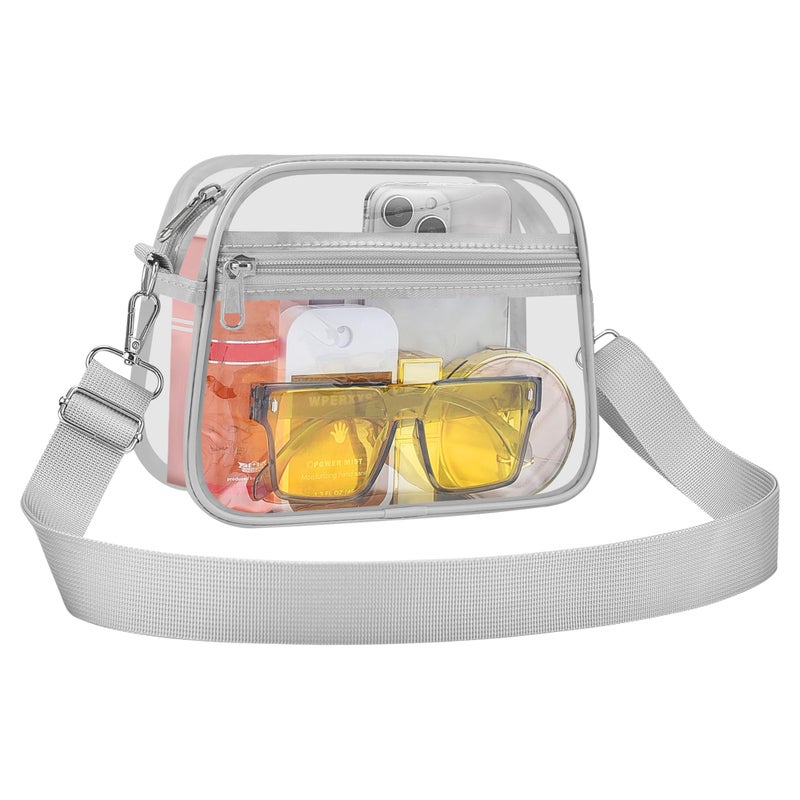 USPECLARE Clear Bag for Stadium Events Clear Sports Fan Handbags Purses with Adjustbale Strap for Concerts Festivals Game Day - Image 2