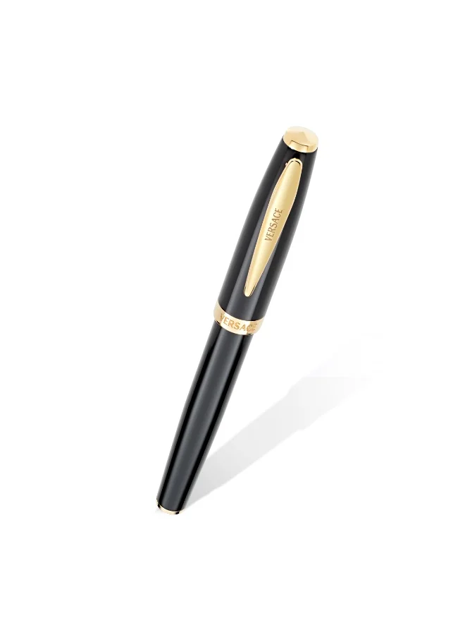 VERSACE Black Pen with Gold Trims