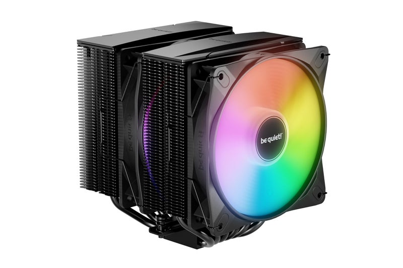 be quiet! Pure Rock Pro 3 LX CPU Air Cooler | 6 High Performance 6mm Heat Pipes with HDT Technology | 120mm Quiet ARGB PWM Fan | AMD:AM4 AM5/Intel LGA 1700/1150/1151/1200 | Black | BK043 - Image 1