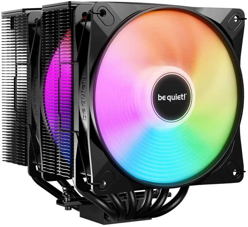 be quiet! Pure Rock Pro 3 LX CPU Air Cooler | 6 High Performance 6mm Heat Pipes with HDT Technology | 120mm Quiet ARGB PWM Fan | AMD:AM4 AM5/Intel LGA 1700/1150/1151/1200 | Black | BK043 - Image 4