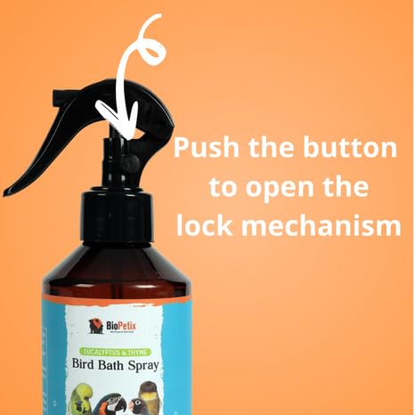 BioPetix Bird Bath Spray for Parrots & All Birds – Helps Soothe Dry, Itchy Skin & Support Healthy Feathers – Herbal Eucalyptus & Thyme Formula, No Essential Oils – 8 Fl Oz Bird Mist - Image 5