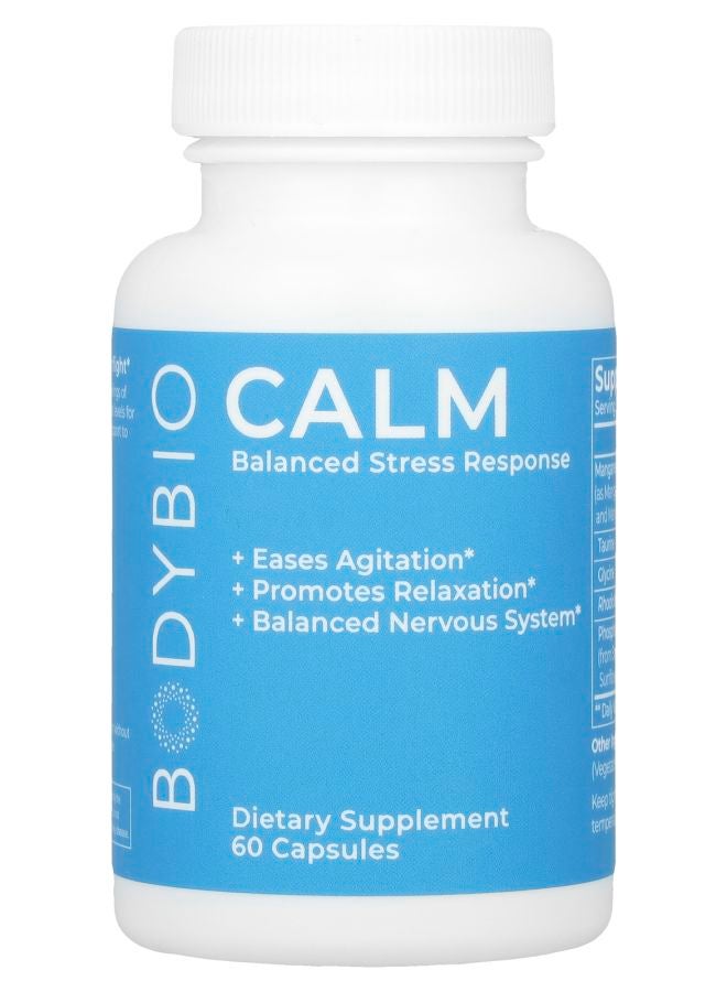 BodyBio Calm 60 Capsules - Image 1