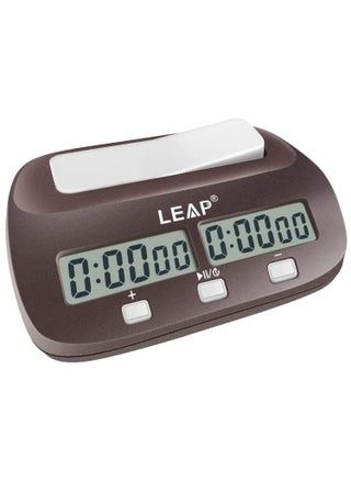 LEAP Chess Clock Digital Chess Timer Professional for Board Games Timer with Alarm Function Official Store Brownish Red - pzsku/Z6035BDF381ACAF311B83Z/45/1749492293/d01ee4eb-218e-4dd3-9a2f-1b346bc83ed2
