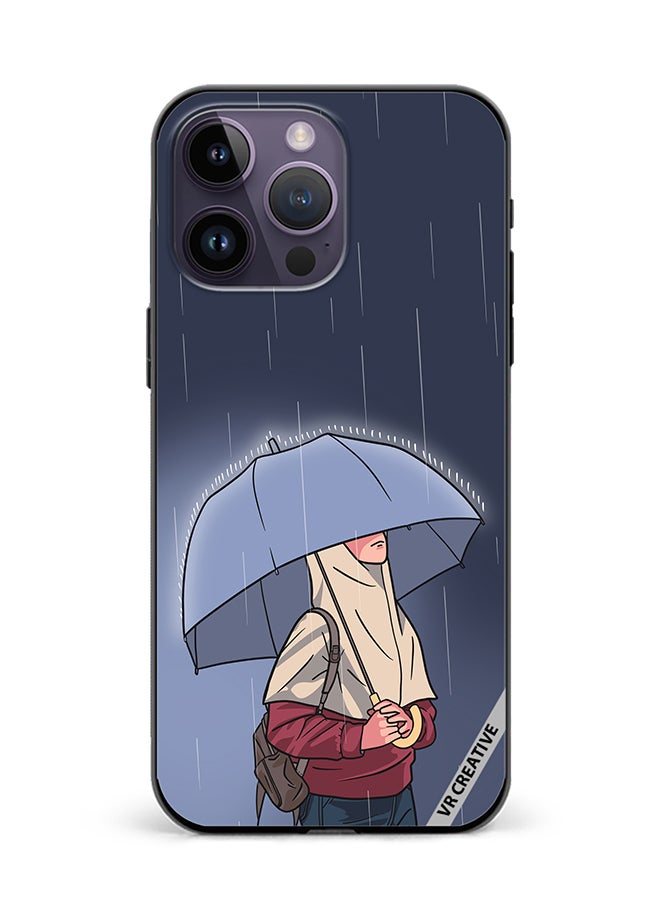 VR CREATIVE Protective Case Cover For Apple iPhone 15 Pro Max Rainy Days Design Multicolour - Image 1