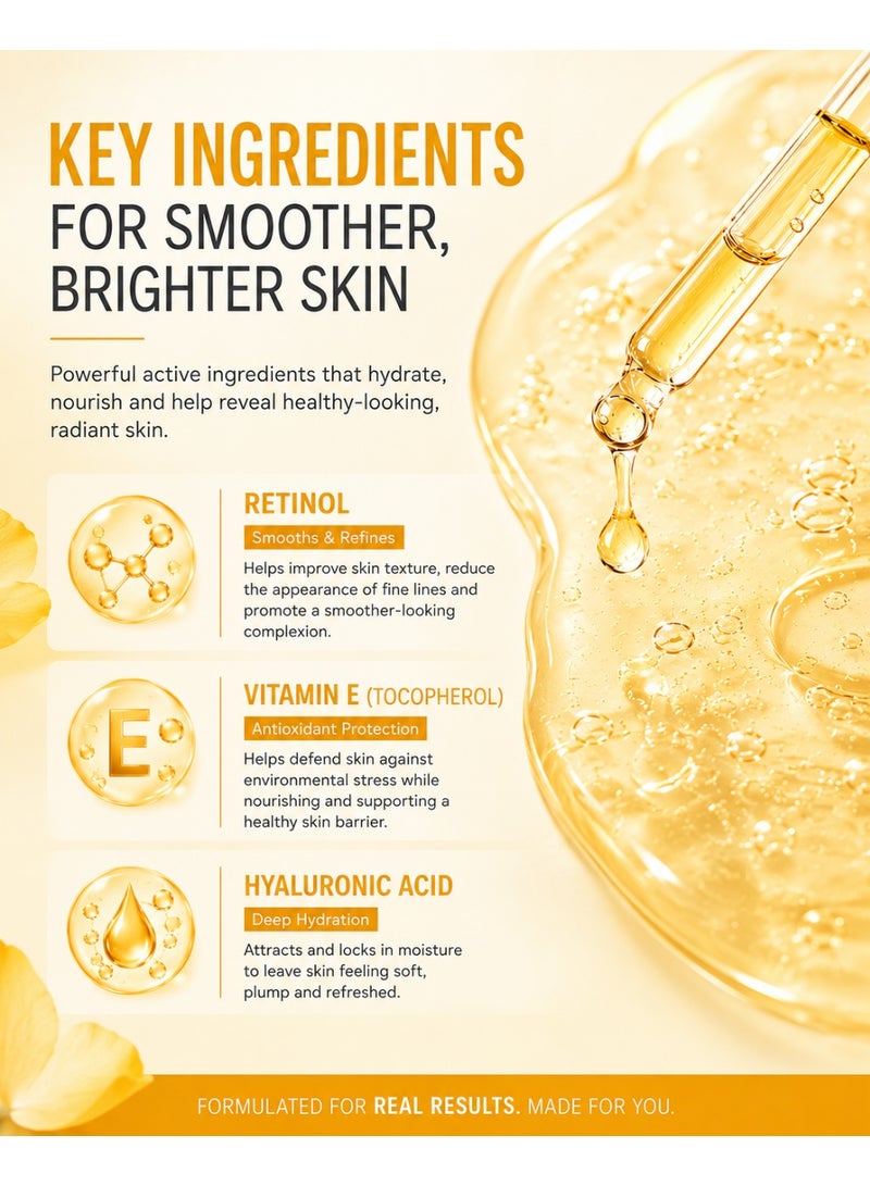 BIOAQUA Retinol Anti Oxidant Facial Sheet Mask for Fine Lines, Fatigue, Dark Dull Skin, Tocopherol Antioxidant Repair | Brightening Formula | Daily Skincare All Skin Types | Pack of 10 | 25g Each - Image 4