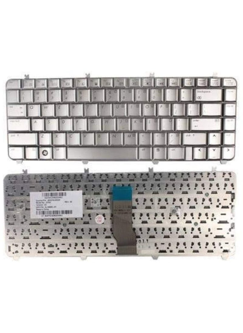 Generic - Laptop Keyboard for HP Pavilion DV5 DV5-1000 DV5z-1000 Series Silver - Image 1