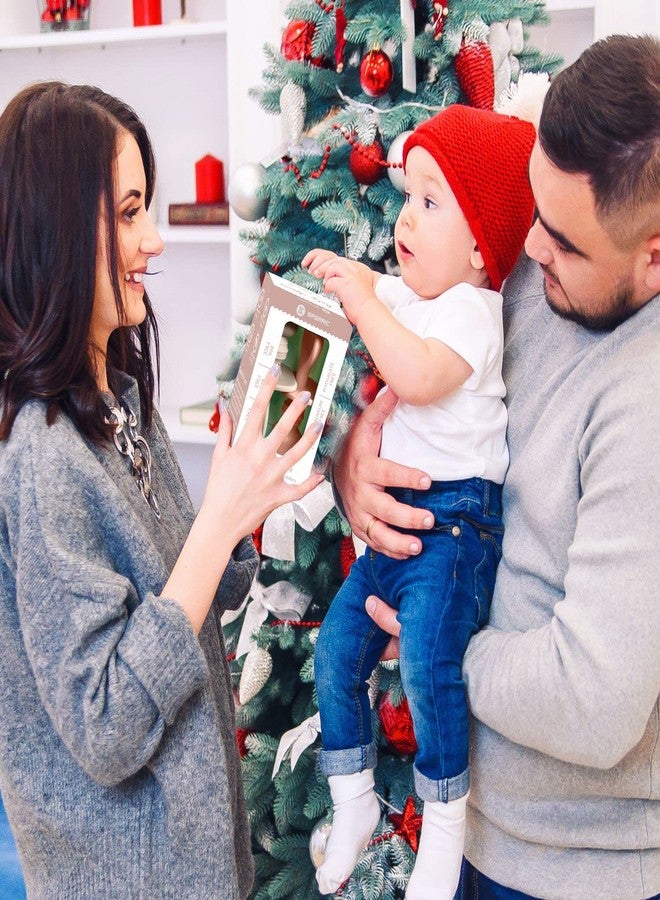 SPERRIC Silicone Baby Spoons for Baby Led Weaning 2-Pack, First Stage Baby Feeding Spoon Set Gum Friendly BPA Lead Phthalate and Plastic Free, Great Gift Set (Sunrise/French Beige) - Image 4