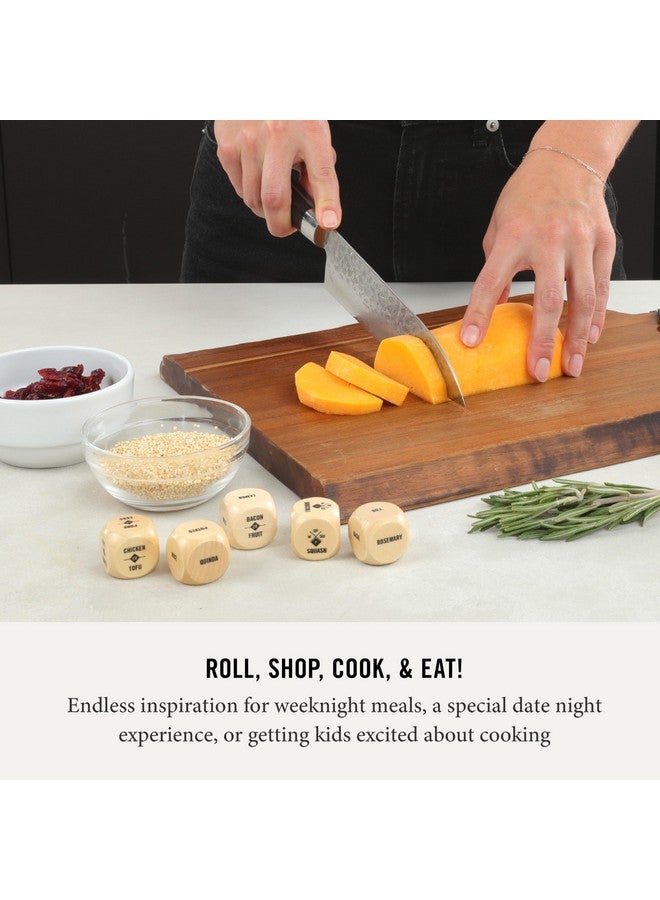 Two Tumbleweeds Foodie Dice - New Edition: Set of 9 Dice to Inspire Creative, Seasonal Meals with Take Out Die - Unique Cooking Gift - Image 5