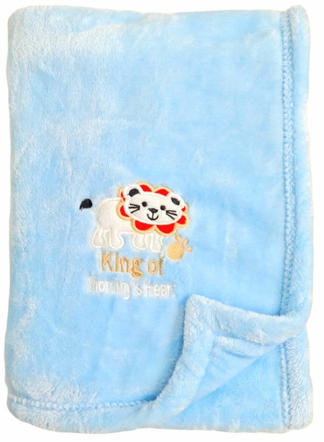 First Kick Polyester Baby Coral Flannel Bath Towel New Born Pack of Soft Bath Towel Wrapper for Baby Boys and Baby Girls 100 cm x 80 cm, 0-36 Months Set of 1 Pieces - Image 2