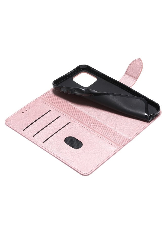 Generic - Genuine Leather Wallet Case for iPhone 16/15 - Luxurious Cowhide with Card Slots - Image 1